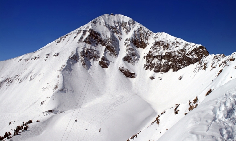 Big Sky Montana Resort Winter Lone Peak