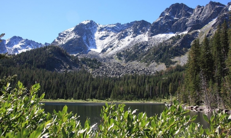 Mirror Lake in the Spanish Peaks