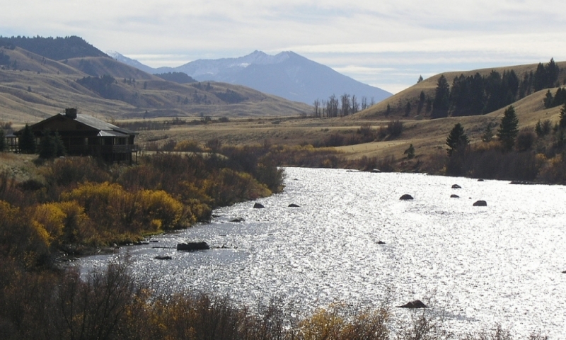 Madison River near Reynolds Pass in Montana.