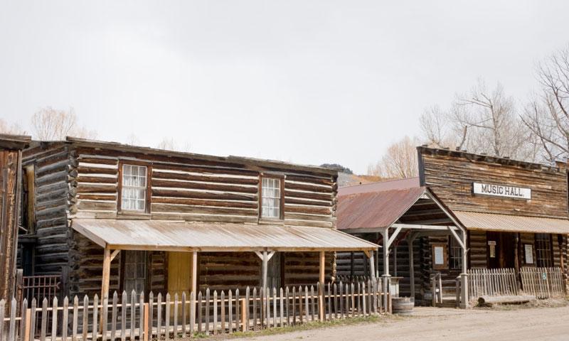 The Music Hall in Nevada City Ghost Town