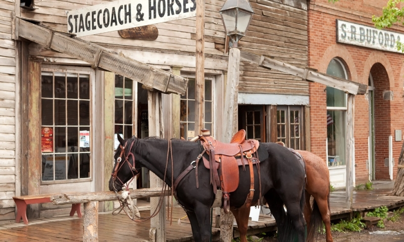 Virginia City Ghost Town in Montana
