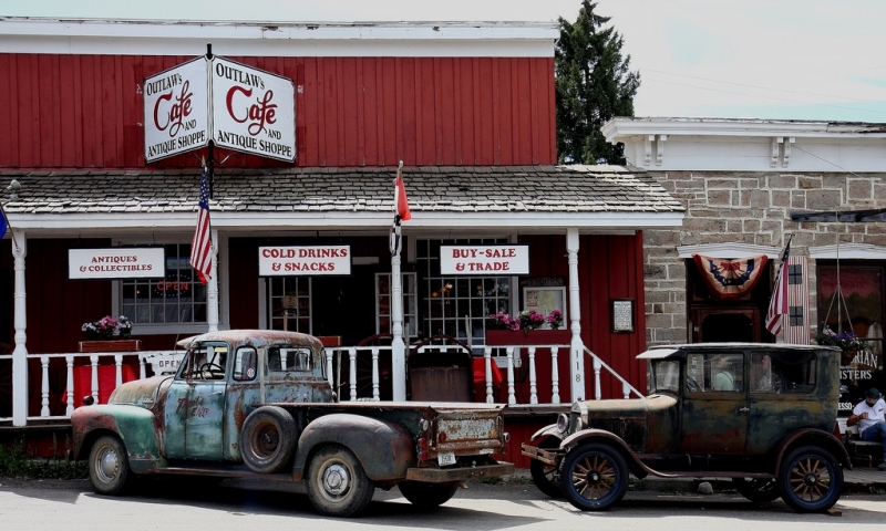 Virginia City Ghost Town in Montana