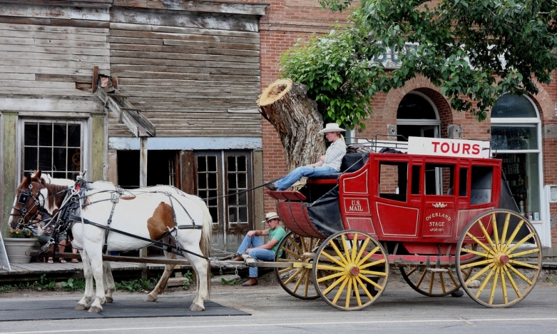 Virginia City Ghost Town in Montana